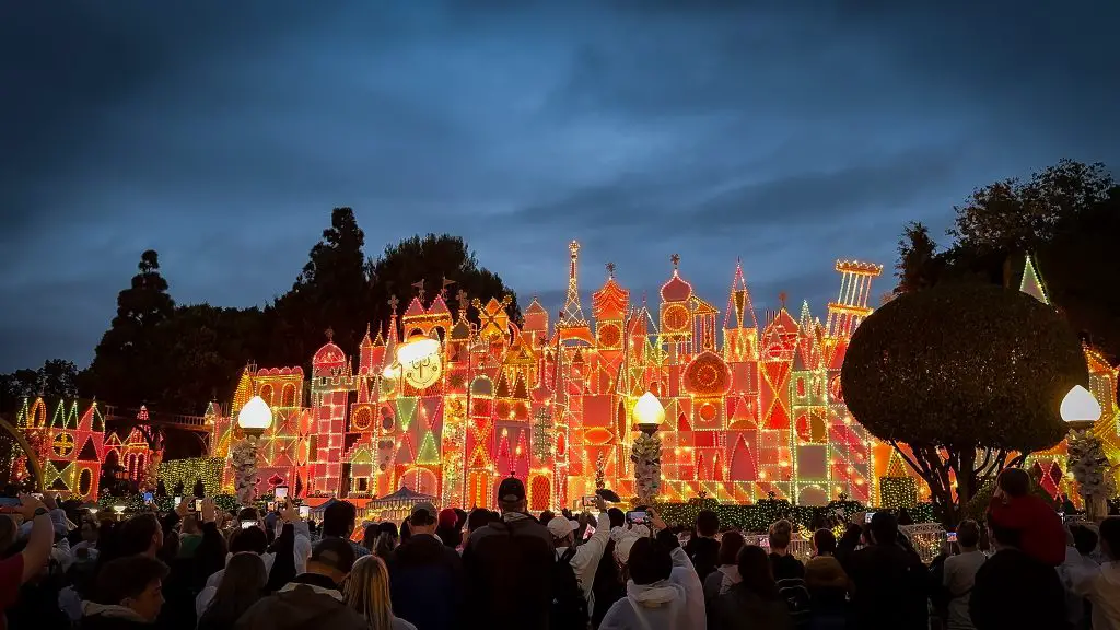 it's a small world Holiday Lighting - Holidays at the Disneyland Resort