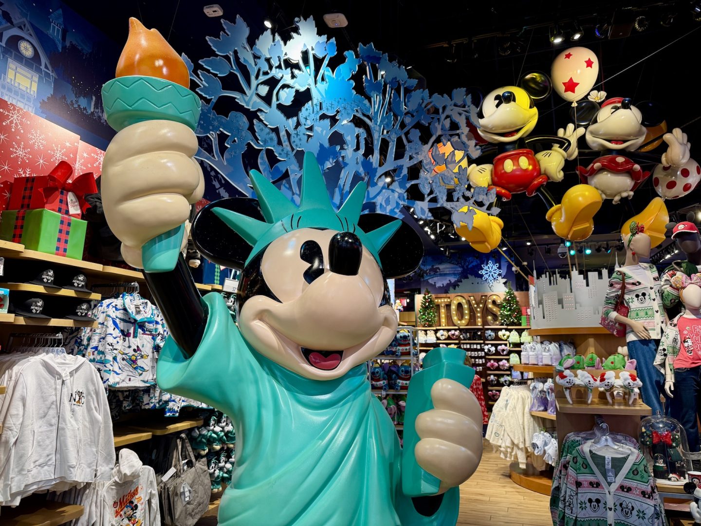 Holiday Shopping at Disney Store Times Square