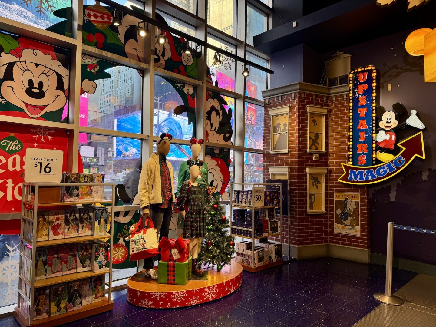 Holiday Shopping at Disney Store Times Square