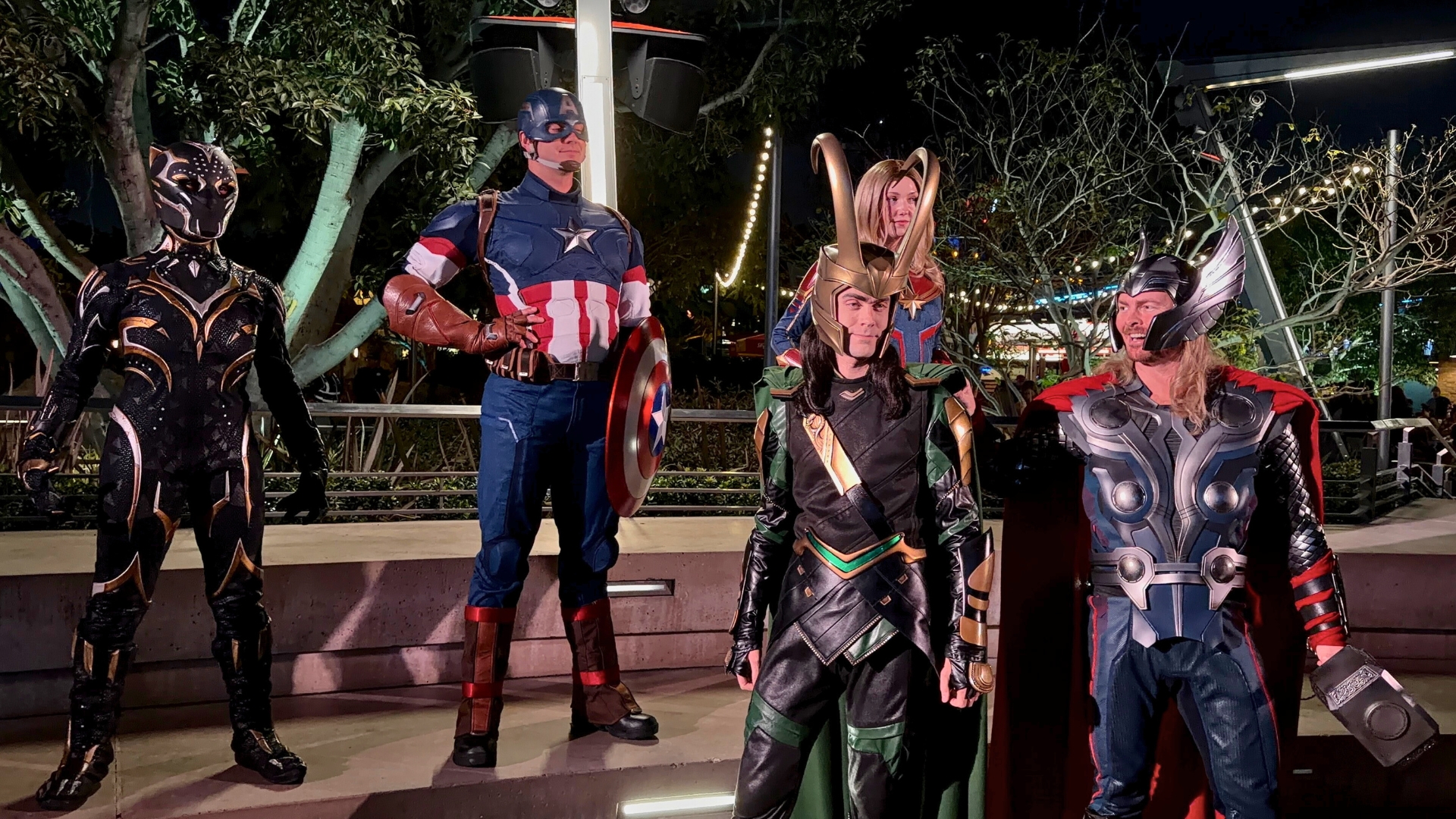 The Avengers Face Off Against Loki in New Avengers Campus Moment at Disney California Adventure
