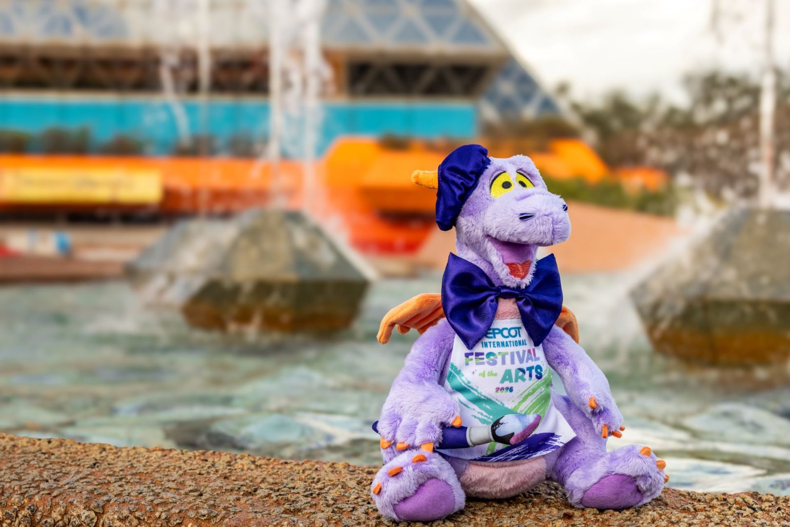 EPCOT International Festival of the Arts Figment Plush