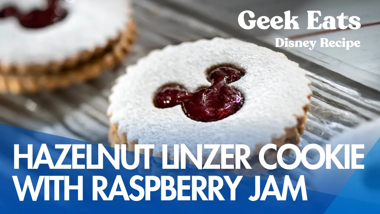 Geek Eats: Hazelnut Linzer Cookie with Raspberry Jam Recipe