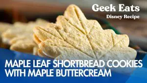 Maple Leaf Shortbread Cookies with Maple Buttercream Recipe