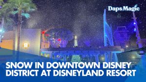 Snow in Downtown Disney District