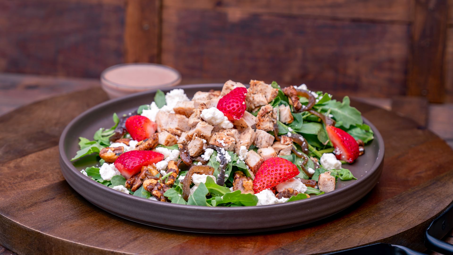 Chicken Strawberry Salad at Smokejumpers Grill