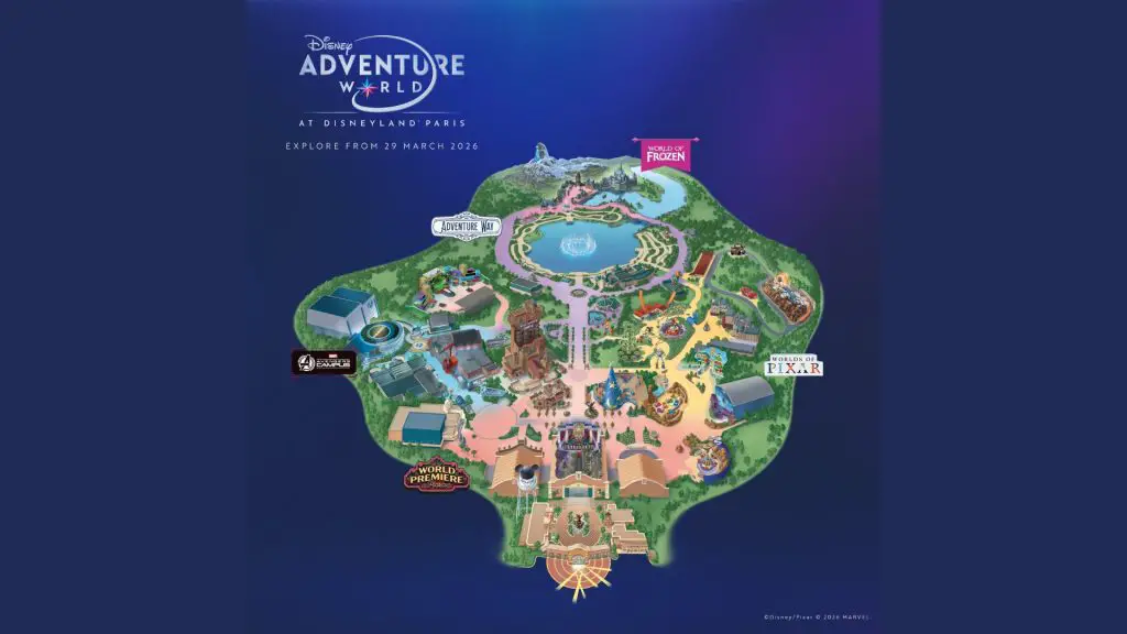 Disney Adventure World Map