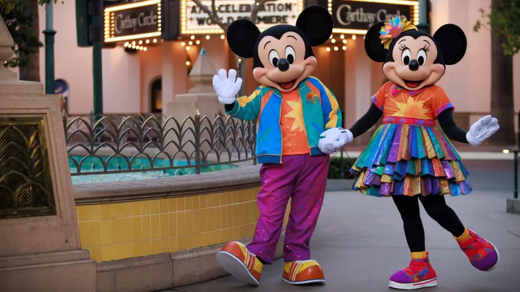 Disney California Adventure 25th Anniversary Mickey and Minnie Costumes