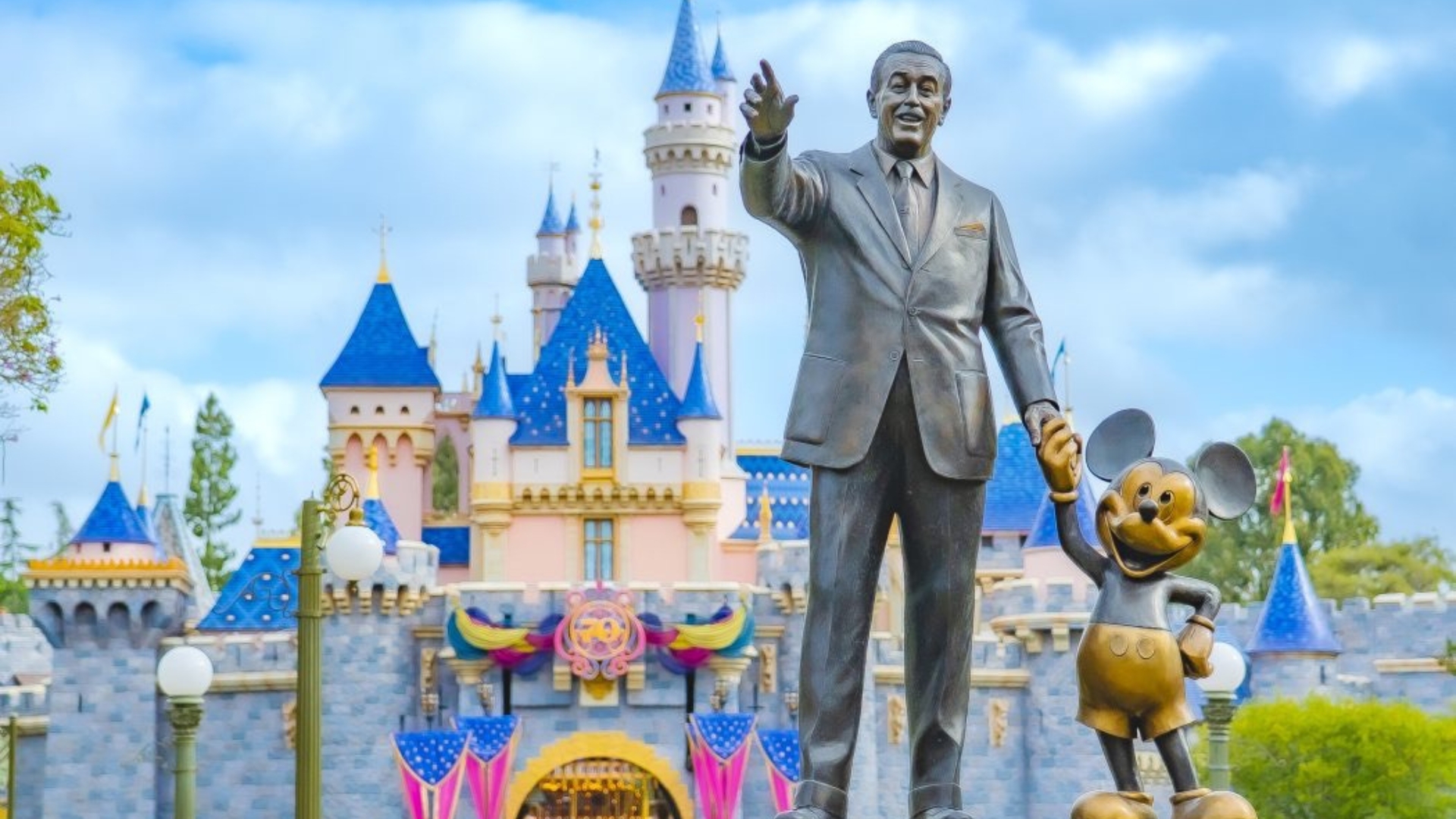 Disneyland Partners Statue