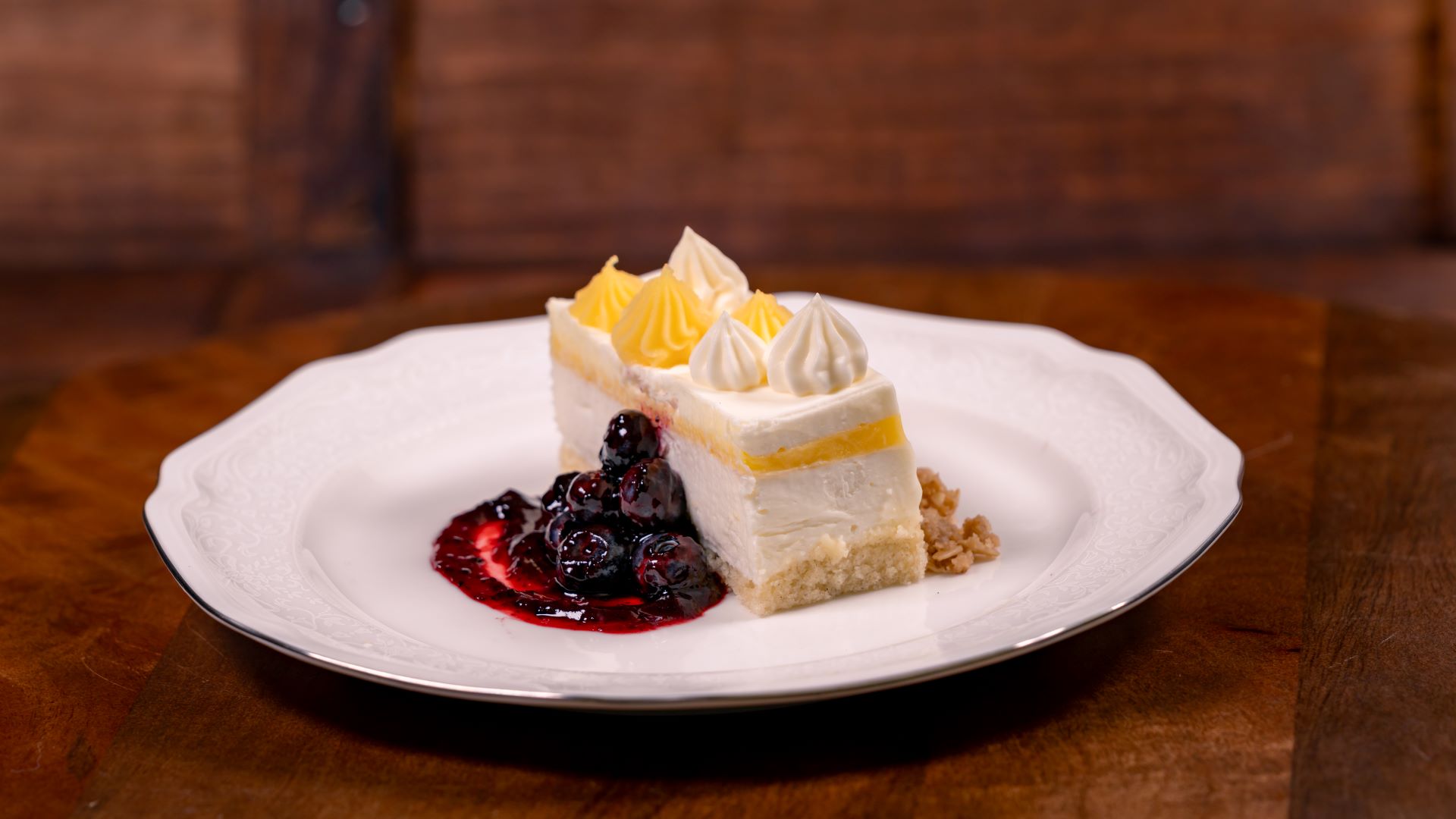 Lemon Icebox Cake at Cafe Orleans