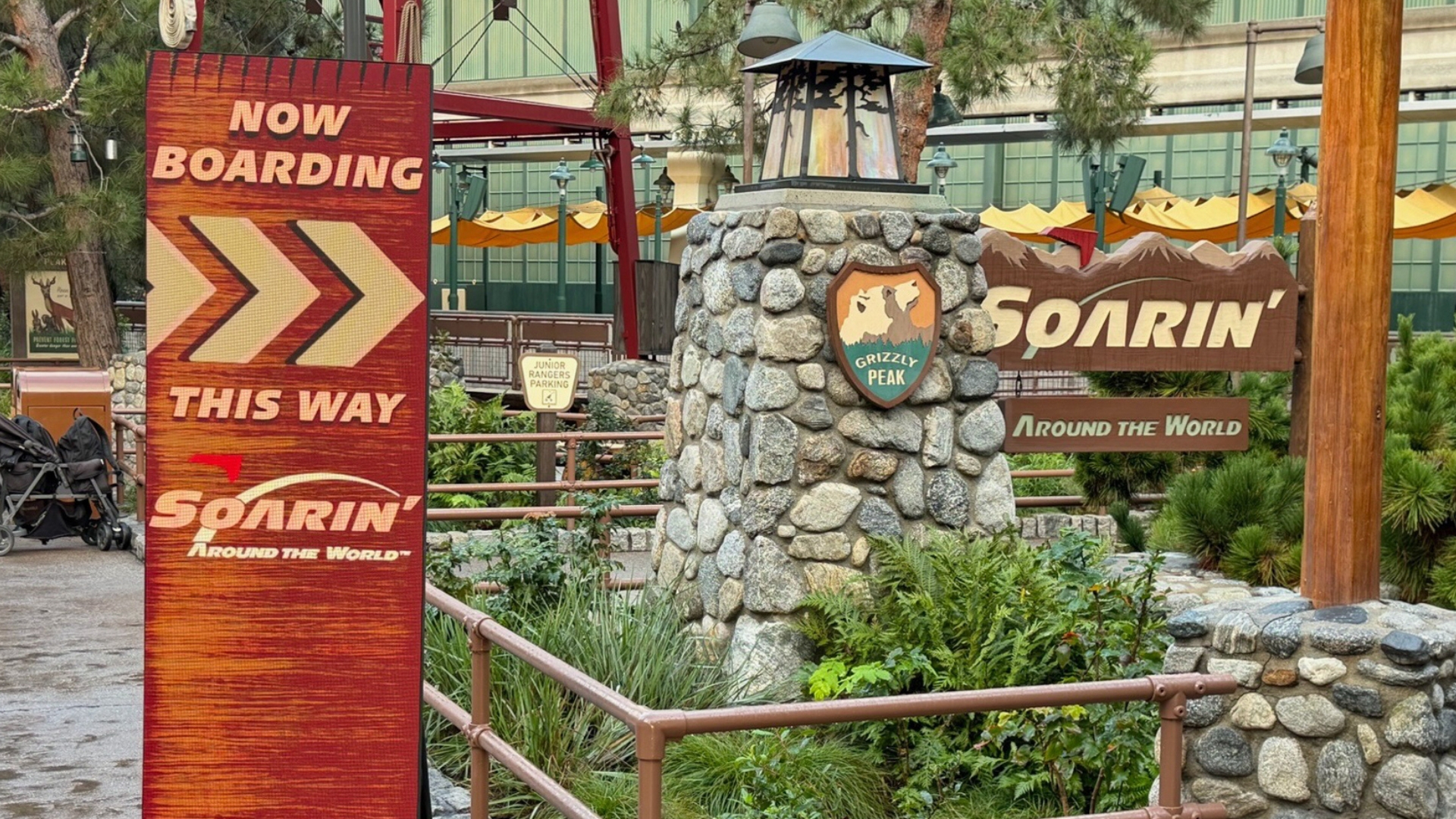 New Digital Sign Appears in Front of Soarin’ Around the World at Disney California Adventure