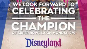 Super Bowl LX Champion Heading to Disneyland to Celebrate Big Win
