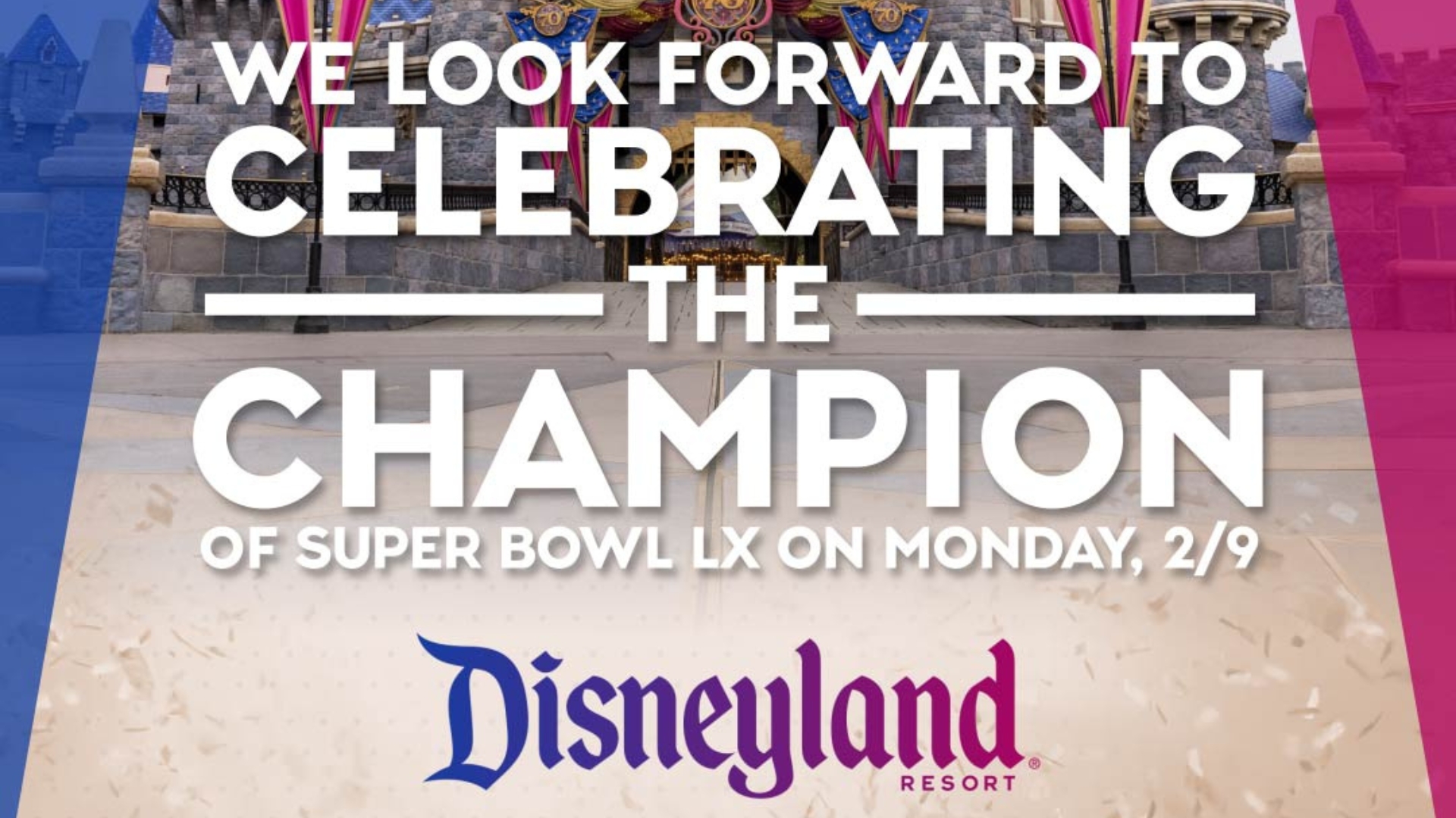 Super Bowl Champion at Disneyland