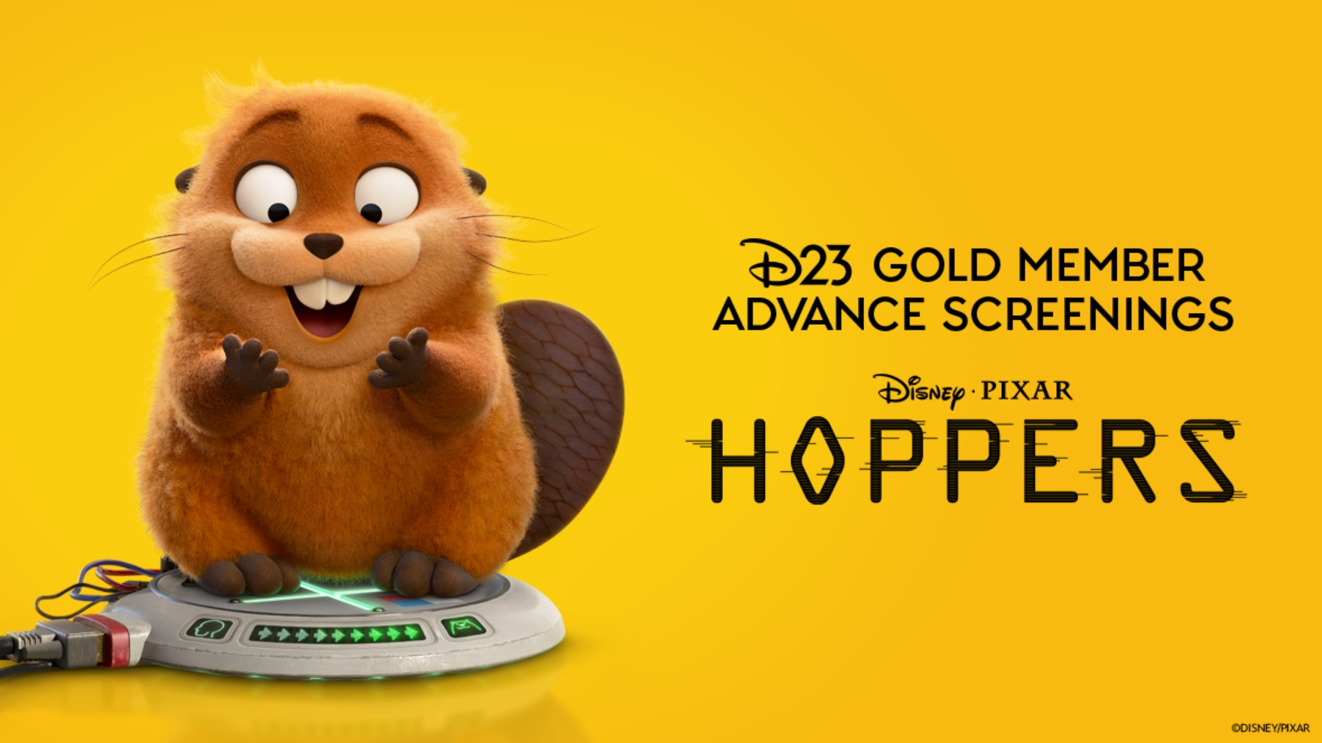 D23 Announces Gold Member Advance Screenings of Disney and Pixar’s Hoppers