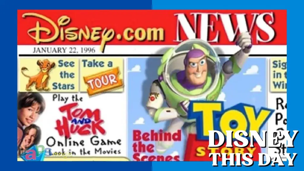 Disney.com | DISNEY THIS DAY | February 22, 1996