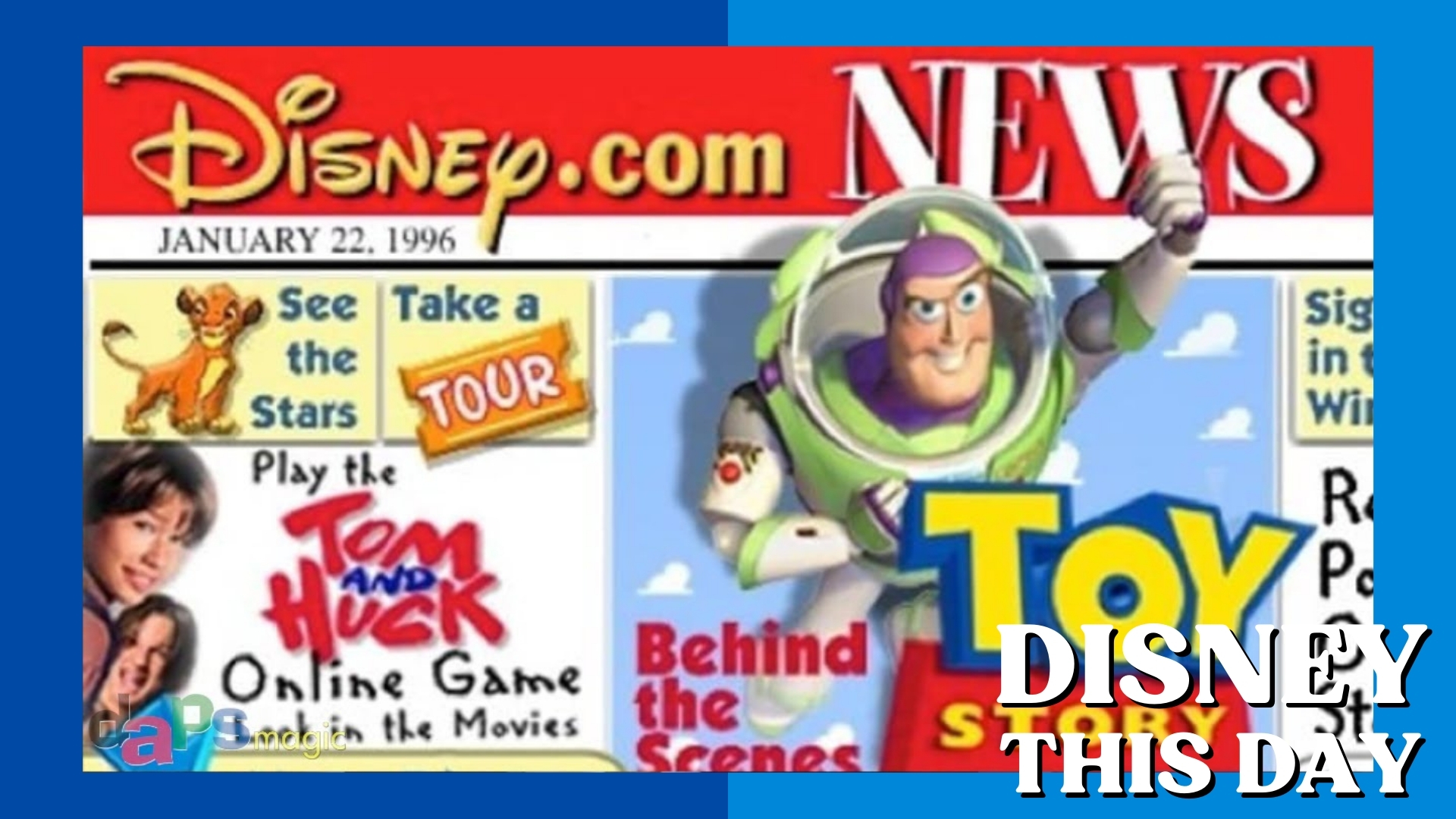 Disney.com | DISNEY THIS DAY | February 22, 1996