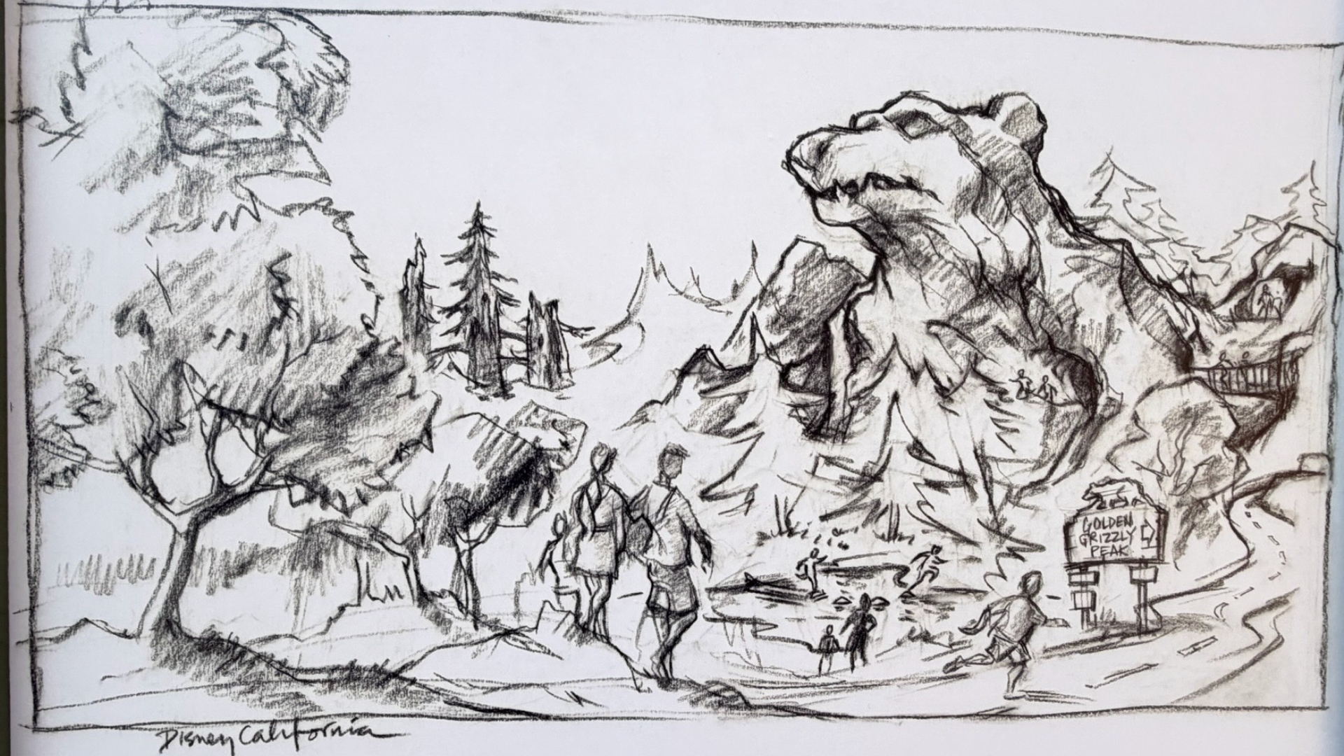 Concept Art Goes Up Around Grizzly River Run as Refurbishment Continues at Disney California Adventure Attraction