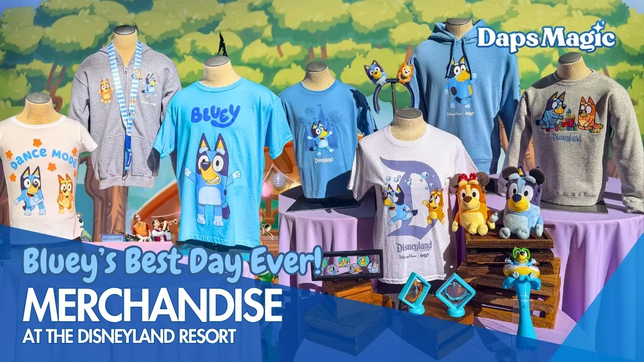 The Merchandise of ‘Bluey’s Best Day Ever!’ at Disneyland