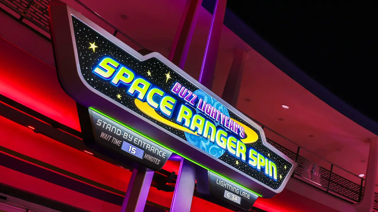 Walt Disney World Reveals First Look at Buzz Lightyear’s Space Ranger Spin Marquee