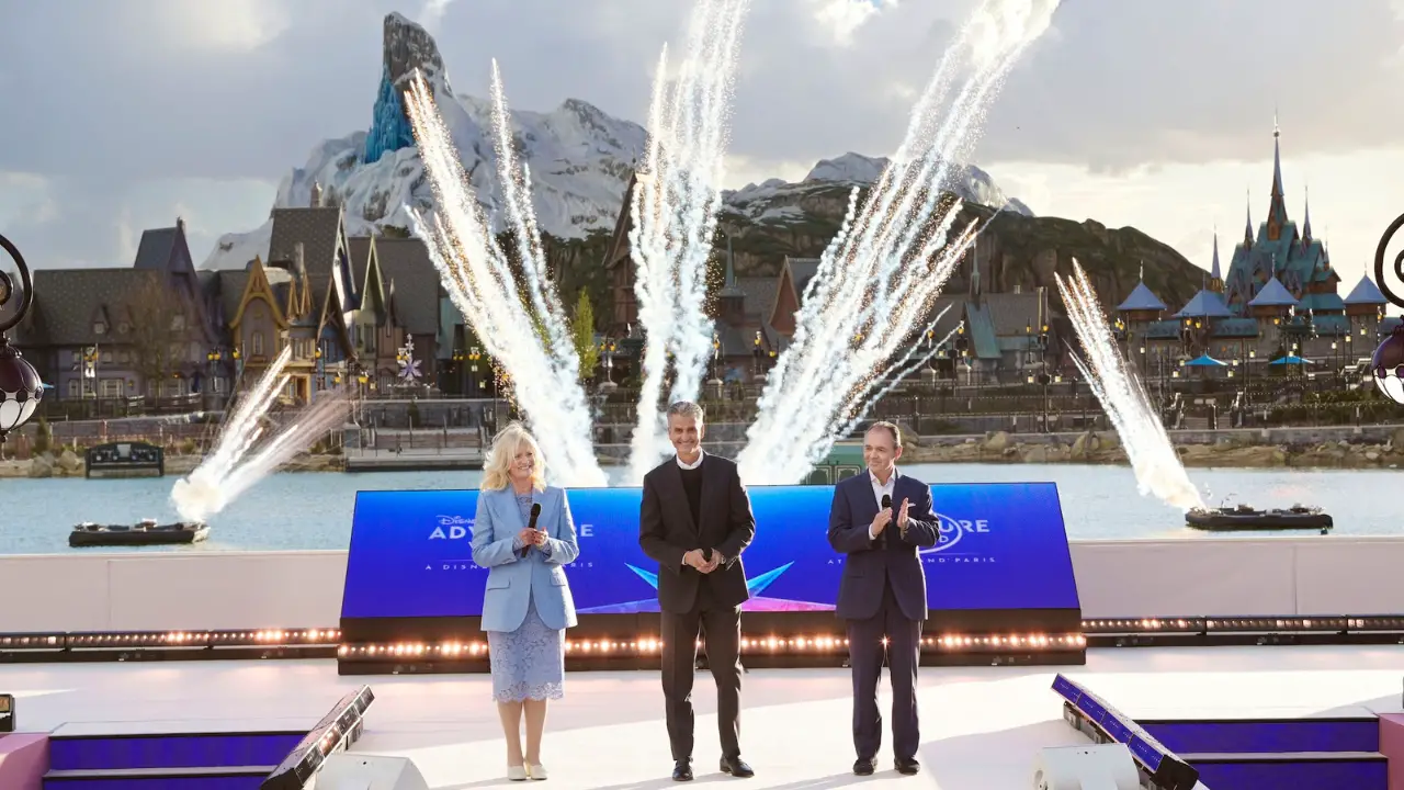 Disneyland Paris Holds Ceremony for Opening of Disney Adventure World and World of Frozen