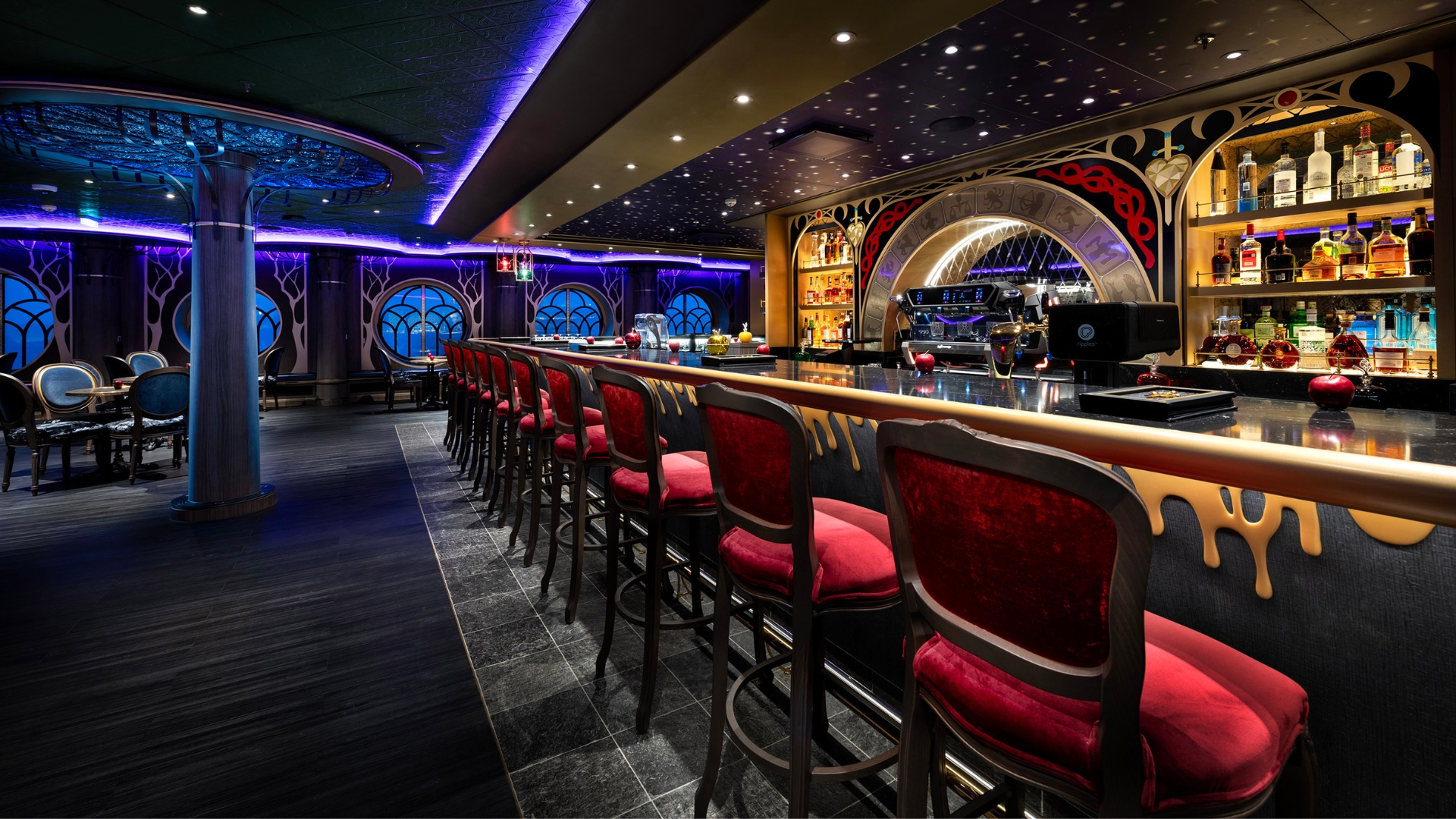 The Lounges and Bars Aboard the Disney Adventure