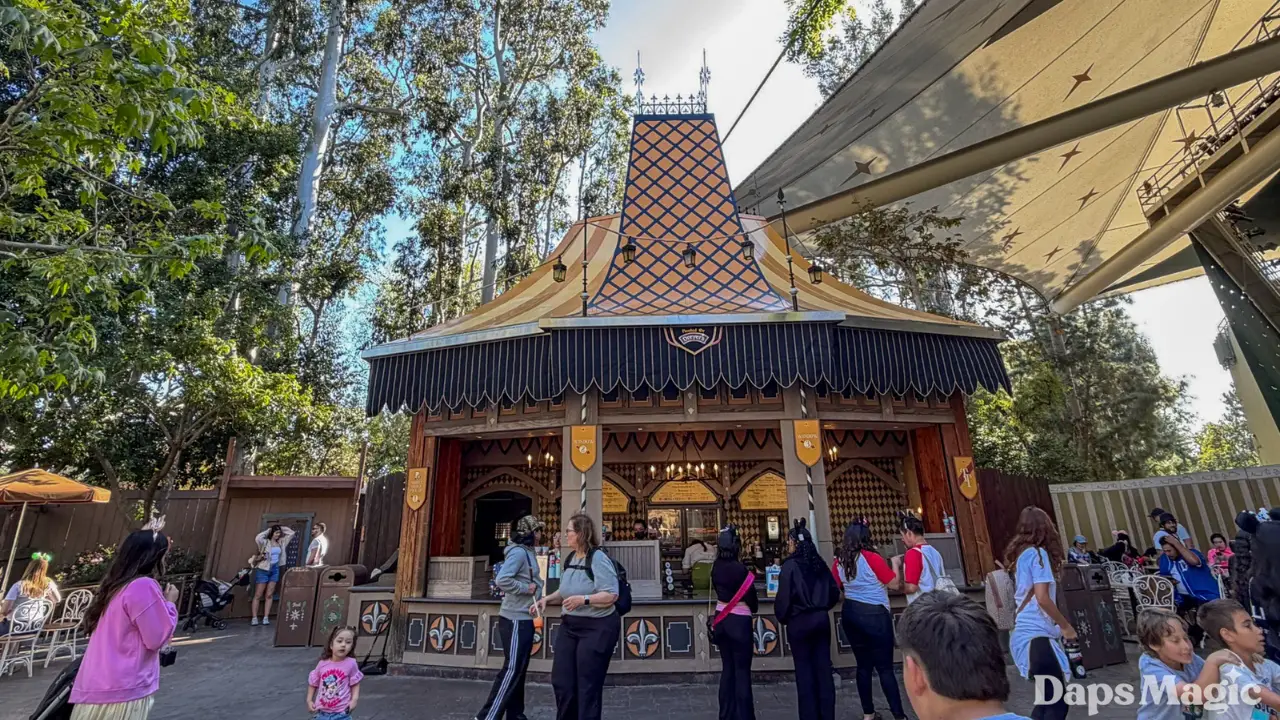 Walls Come Down From Around Troubadour Tavern at Disneyland