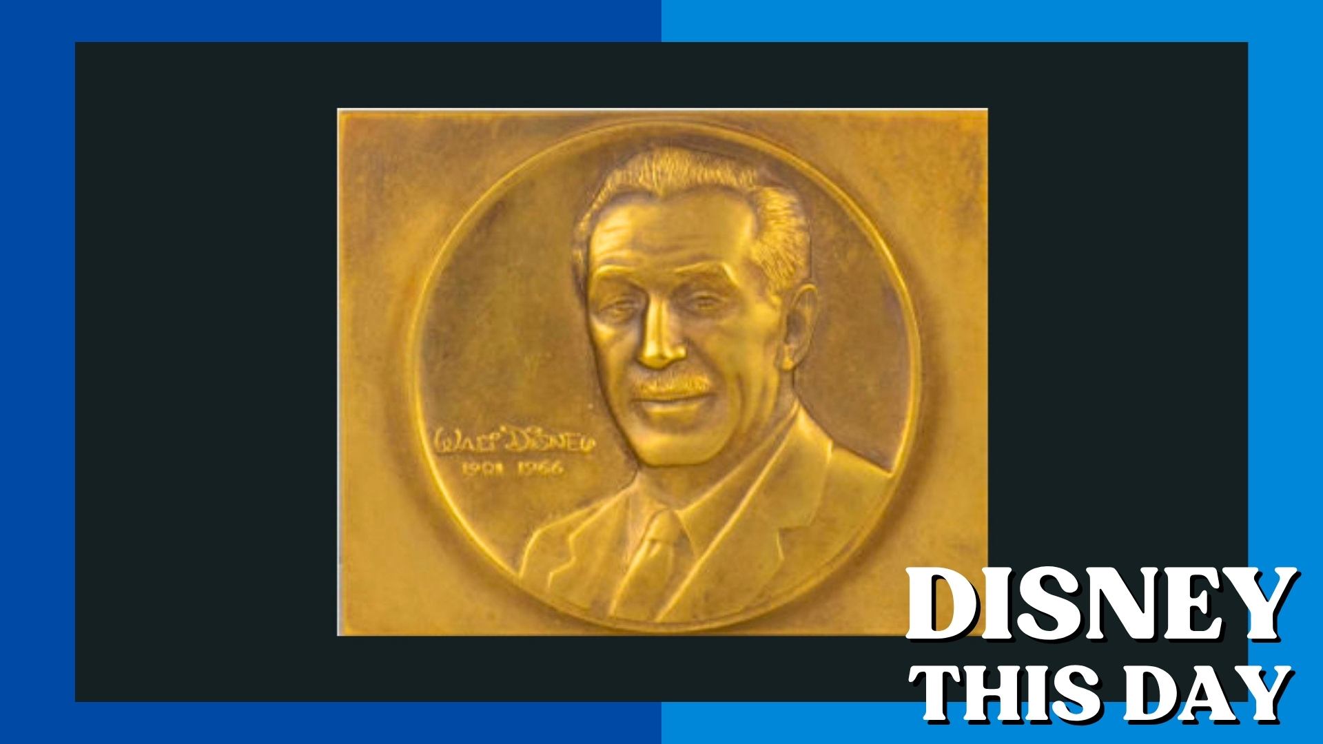 Walt Disney Commemorative Gold Medal | DISNEY THIS DAY | March 25, 1969