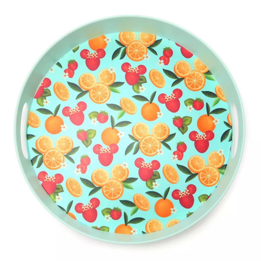  Mickey and Minnie Mouse Icon Strawberry and Oranges Tray at Disney Store 