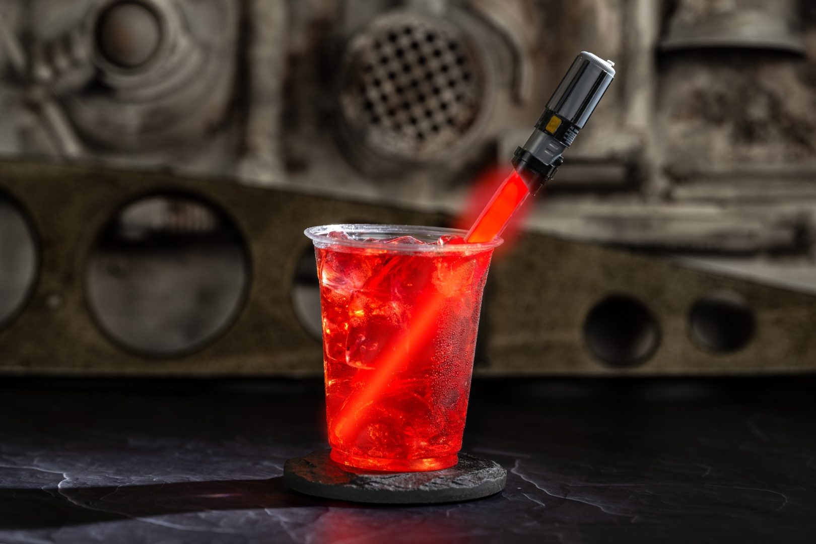 Rechargeable Darth Vader Lightsaber Swizzle Stick