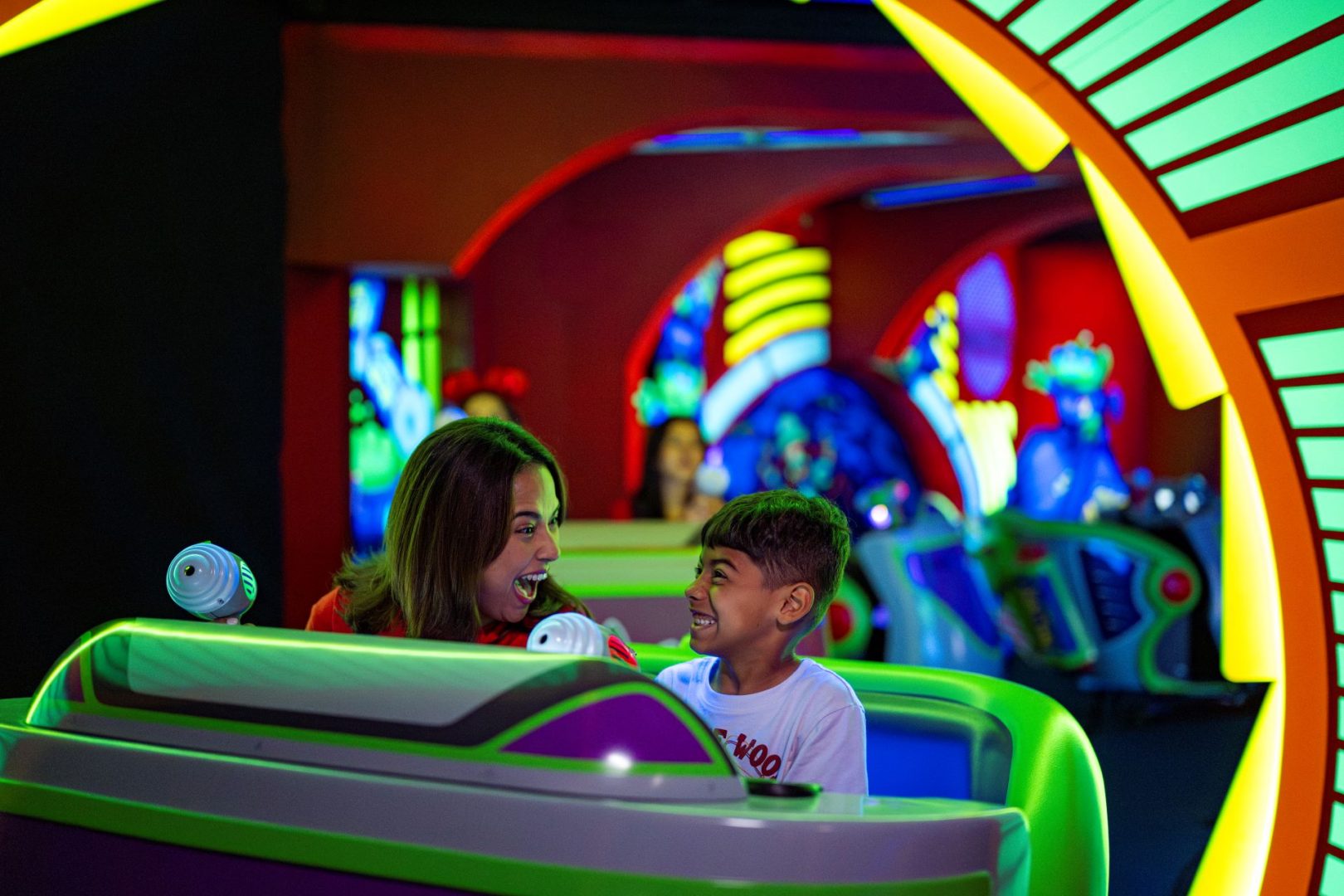 Buzz Lightyear's Space Ranger Spin at Disney World