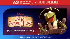 Tickets On Sale for “D23 x Street Food Cinema Present: ‘Muppet Treasure Island’ 30th Anniversary Screening”