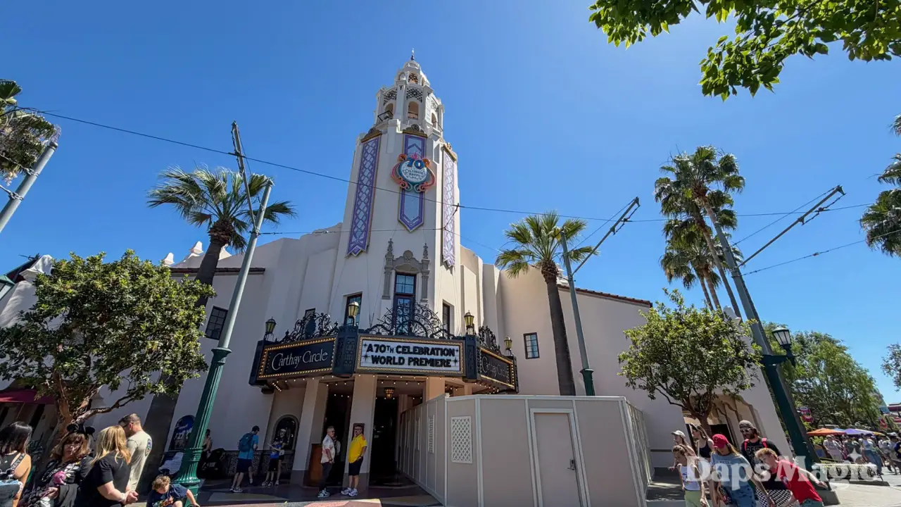 Walls Go Up in Front of Carthay Circle Restaurant