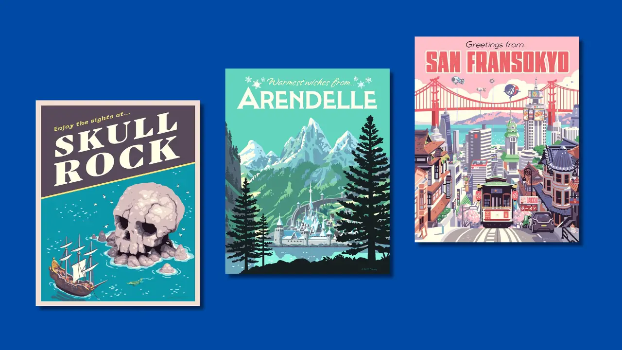 Disney Shares Posters of Disney Movie Locations