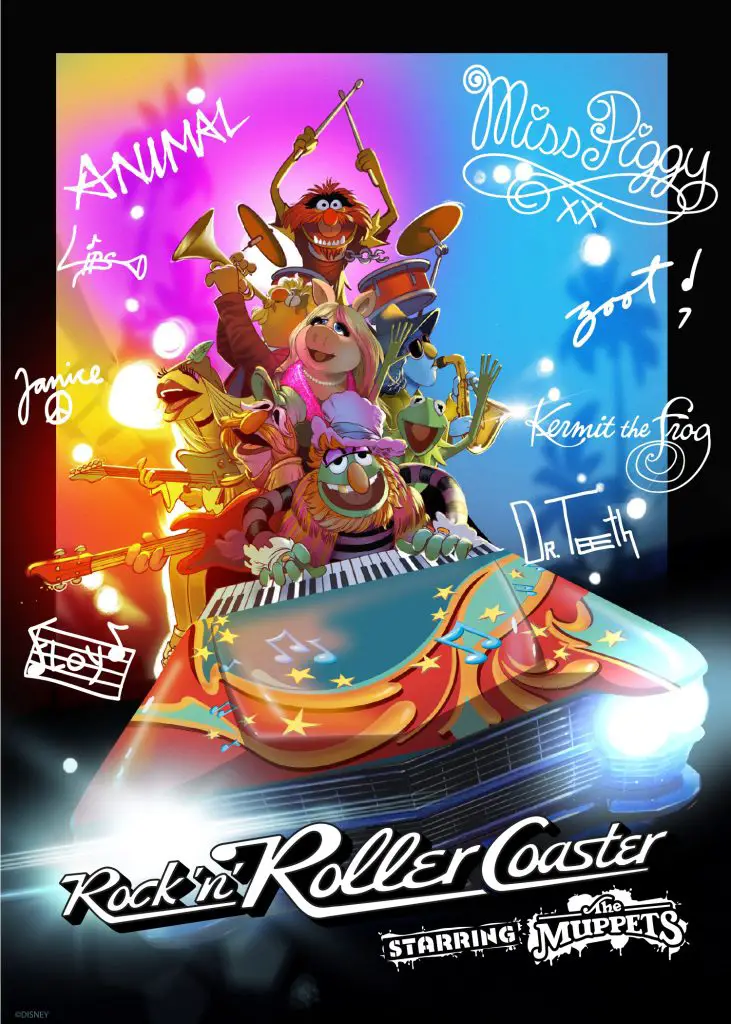 Rock 'n' Roller Coaster Starring The Muppets Poster