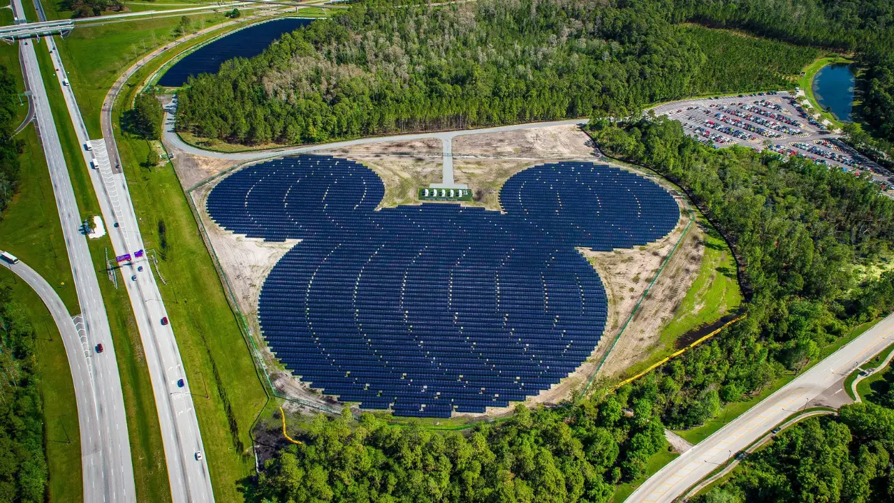 The Magic of the Sun Powering Disney