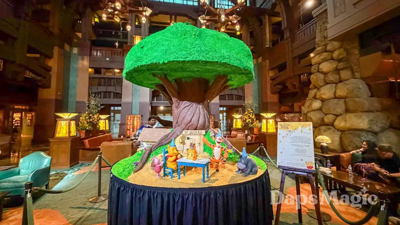 Winnie the Pooh Confectionery Display Appears at Disney’s Grand Californian Hotel & Spa