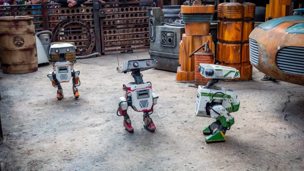 BDX Droids at Star Wars: Galaxy’s Edge at Disneyland