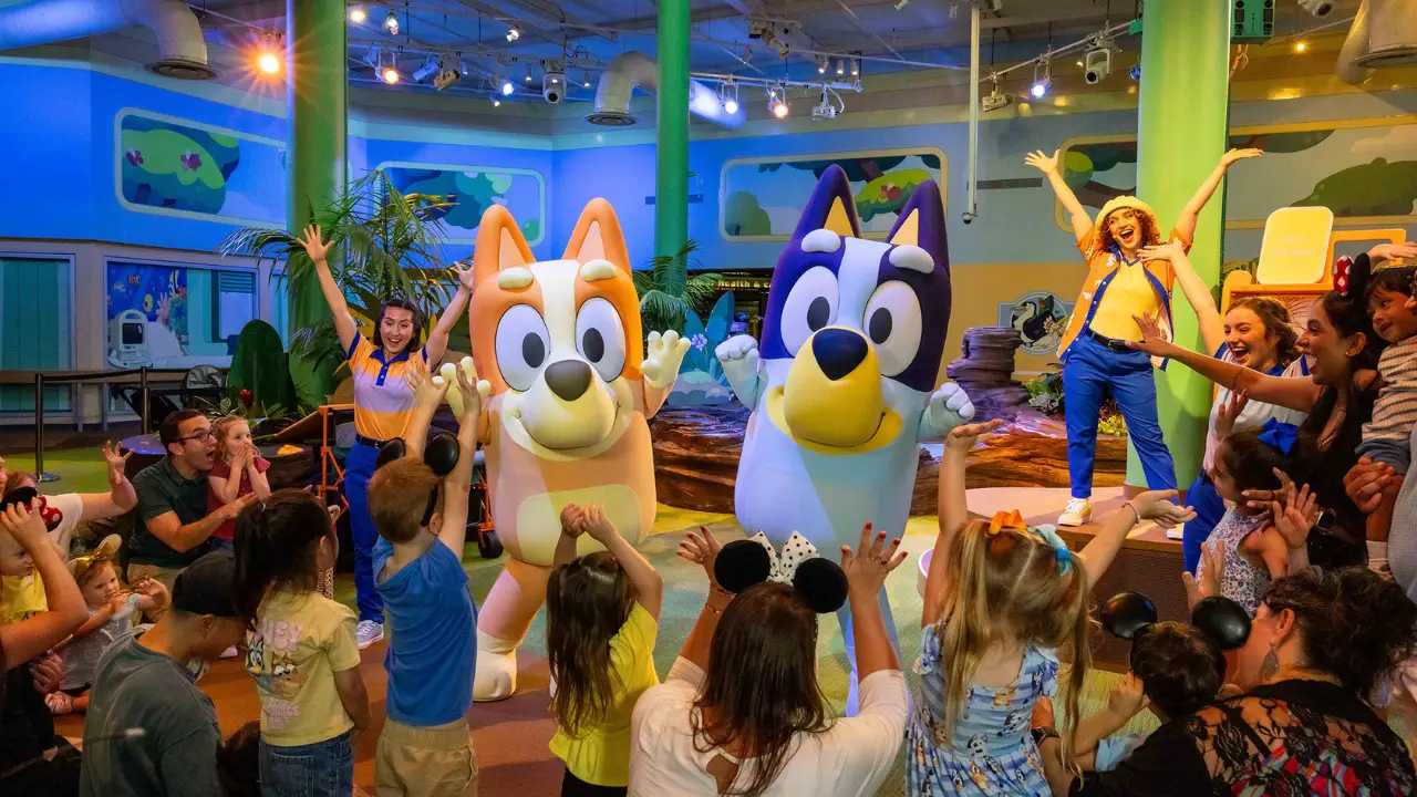 Bluey and Bingo Delight Guests at Disney’s Animal Kingdom