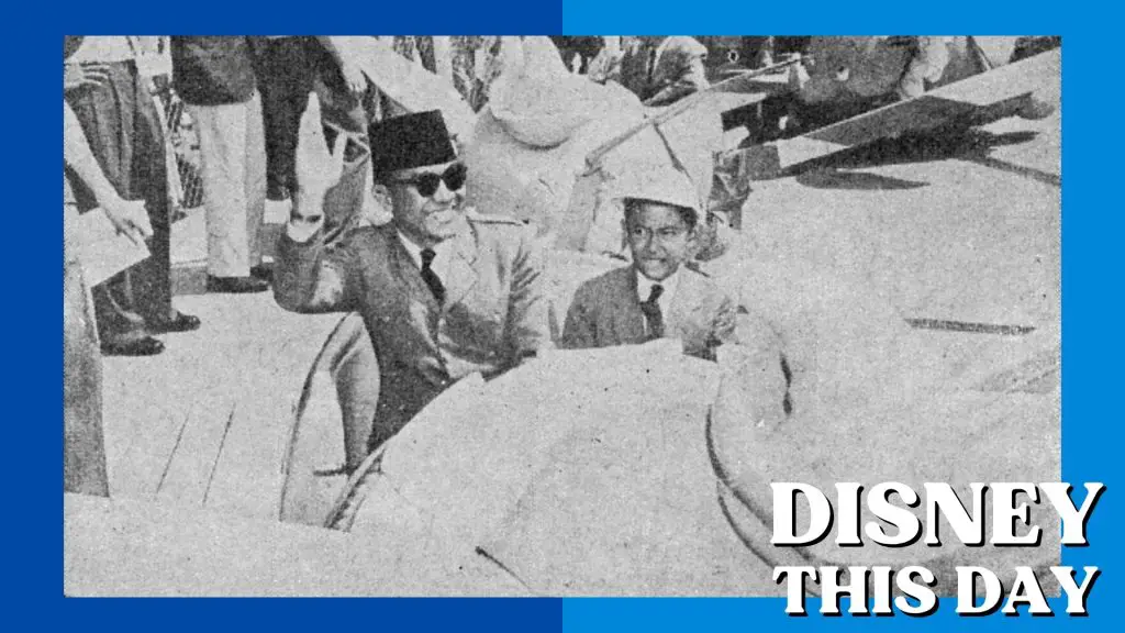 Dr. Sukarno | DISNEY THIS DAY | June 1, 1956
