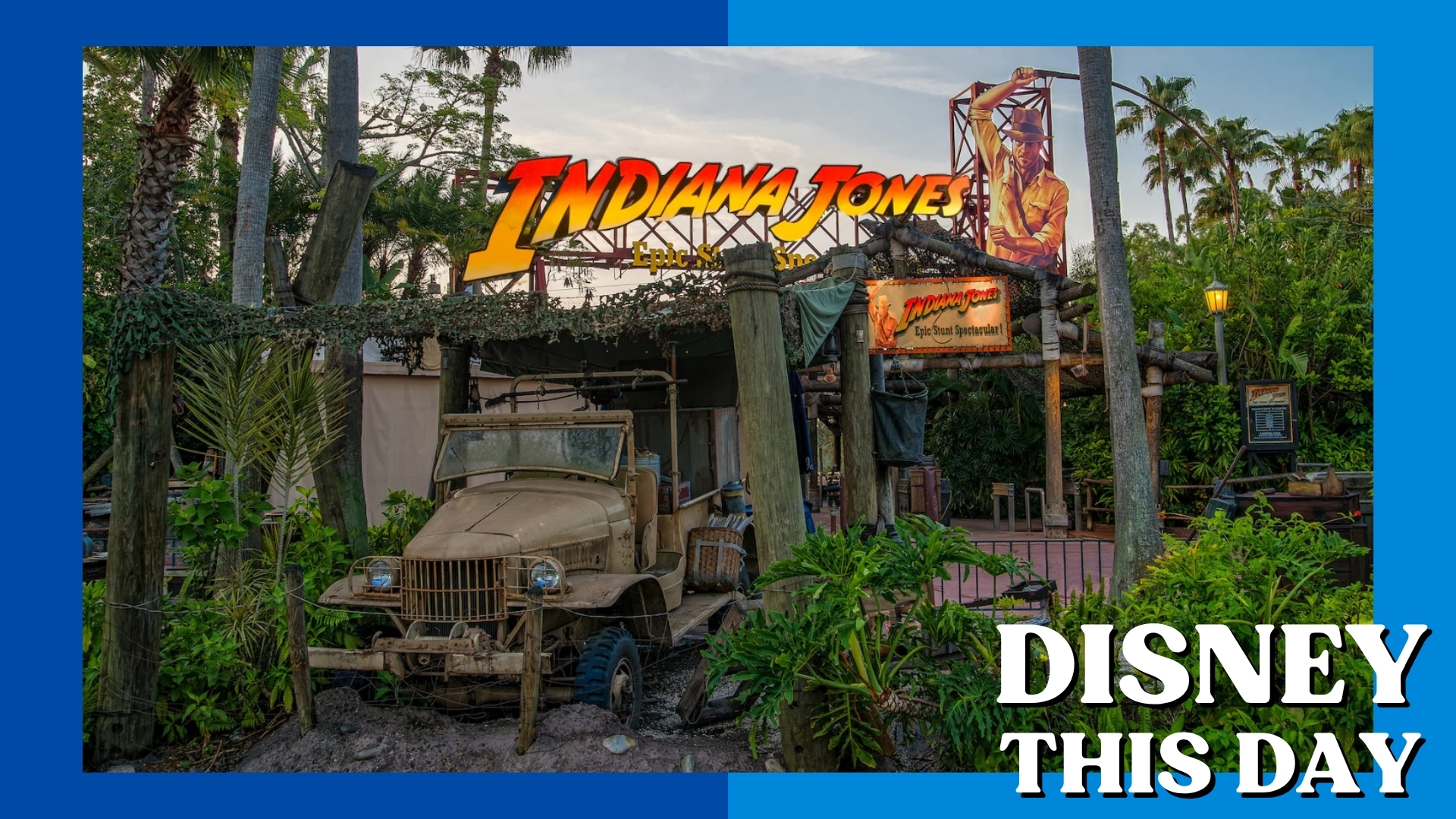 Indiana Jones Epic Stunt Spectacular! | DISNEY THIS DAY | June 10, 2000