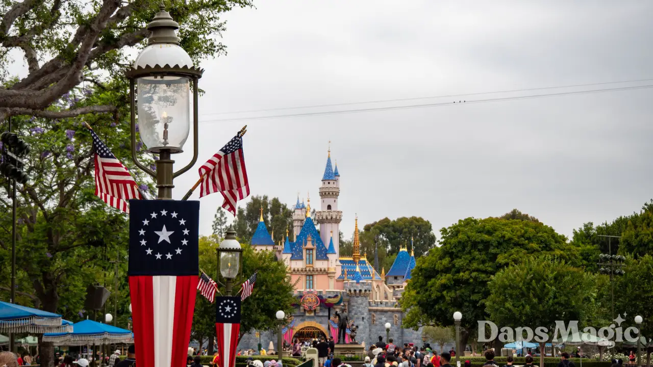 Patriotic Bunting Returns to Disneyland Resort