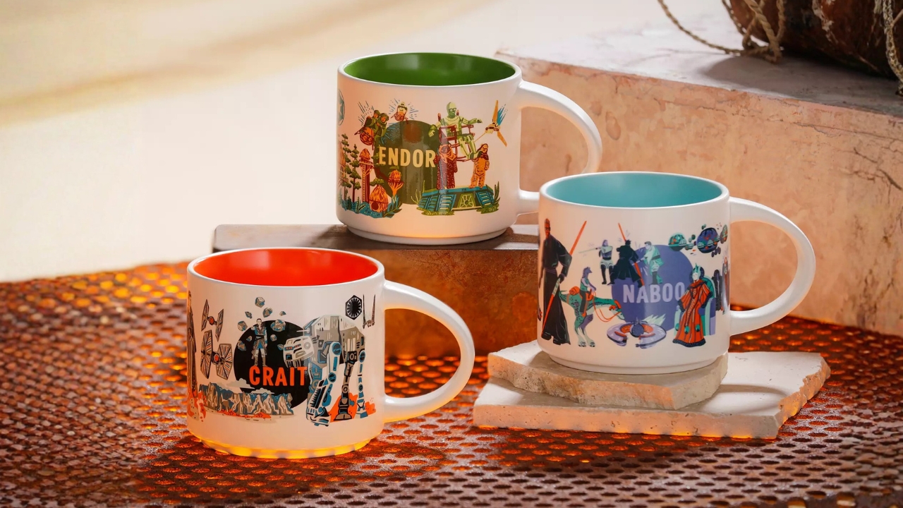 New Starbucks Discovery Series Star Wars Mugs Arrive on Disney Store for Star Wars Day