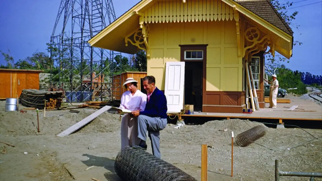 Walt Disney and Ruth Shellhorn