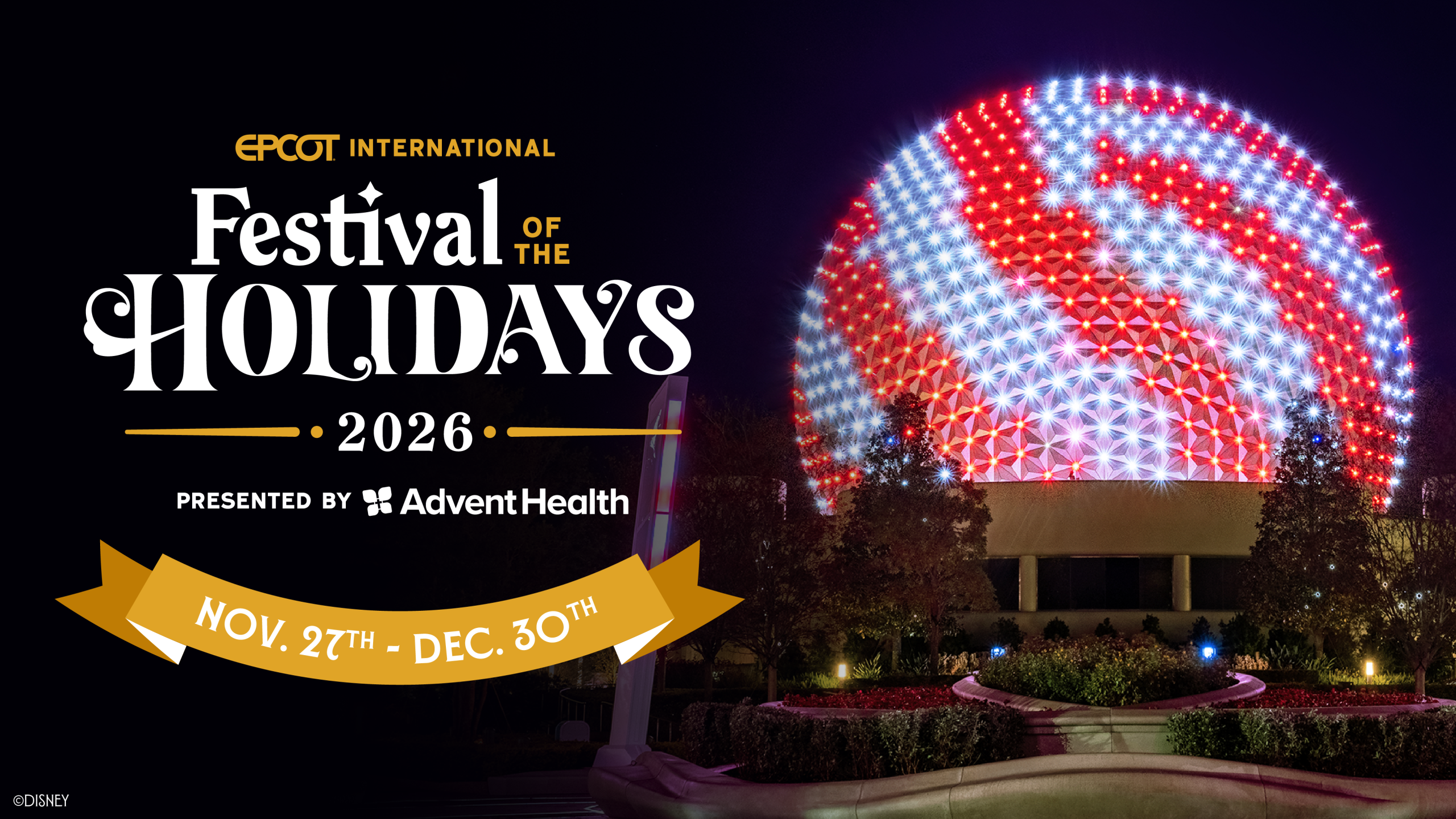 Dates and Details Revealed for 2026 EPCOT International Festival of the Holidays