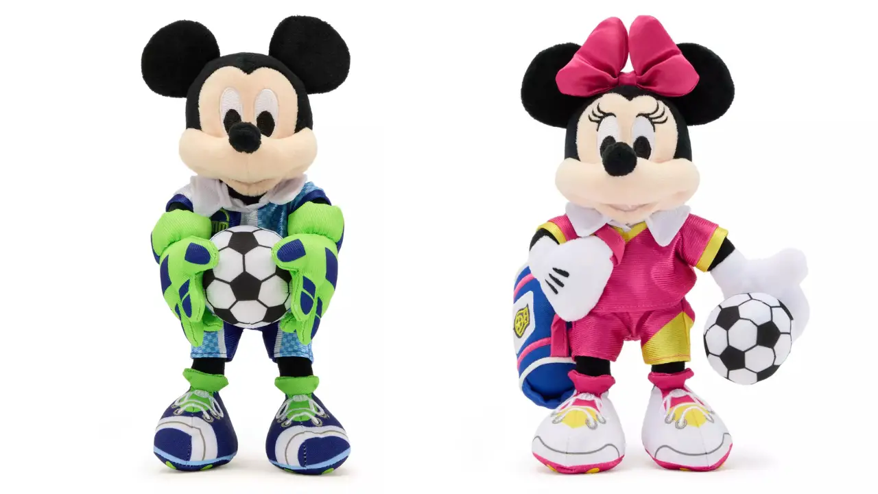 Soccer Playing Disney Plush Characters Arrive at Disney Store