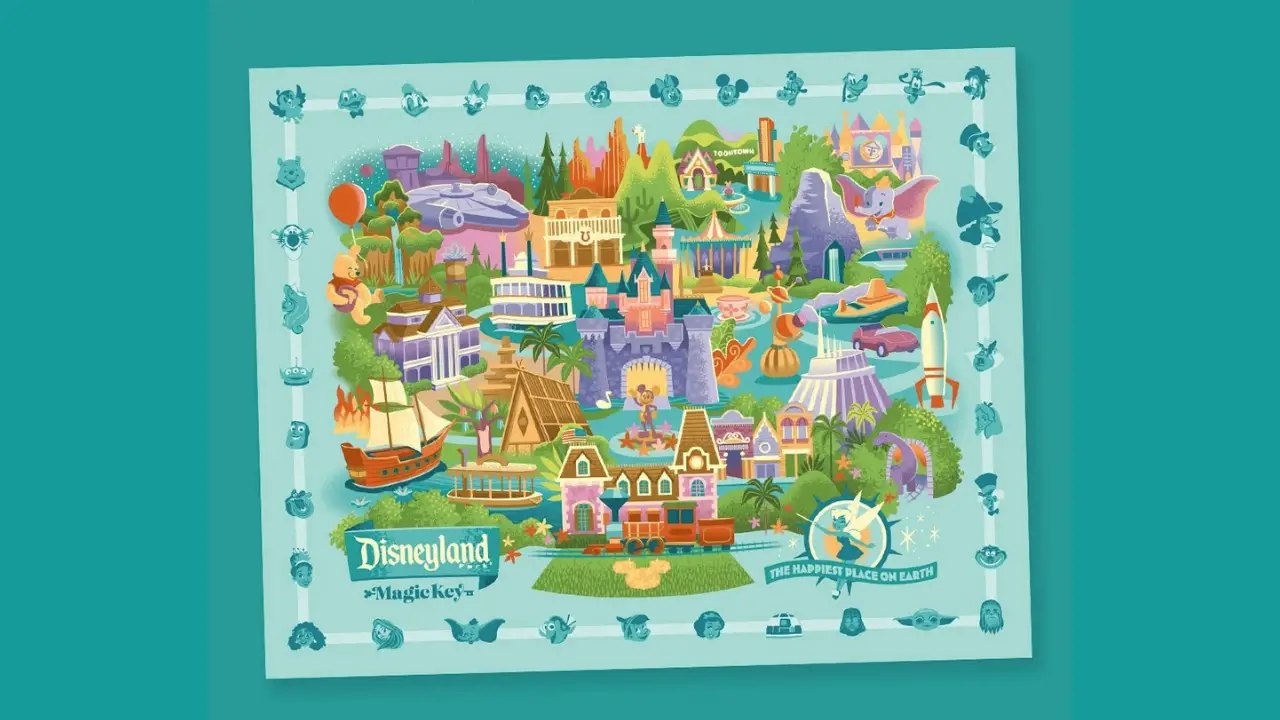 Disneyland Park Map Activity Coming for Magic Key Holders