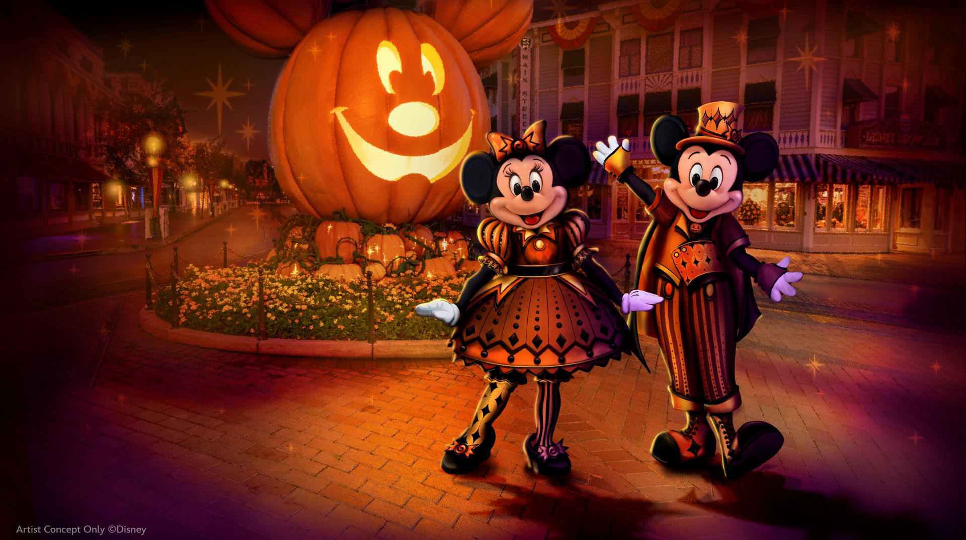 Mickey Mouse and Minnie Mouse to Debut New Costumes for Halloween Time at the Disneyland Resort