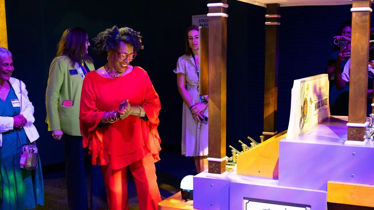 Legendary Actress Jenifer Lewis Visits First-Ever Princess Tiana Traveling Exhibit