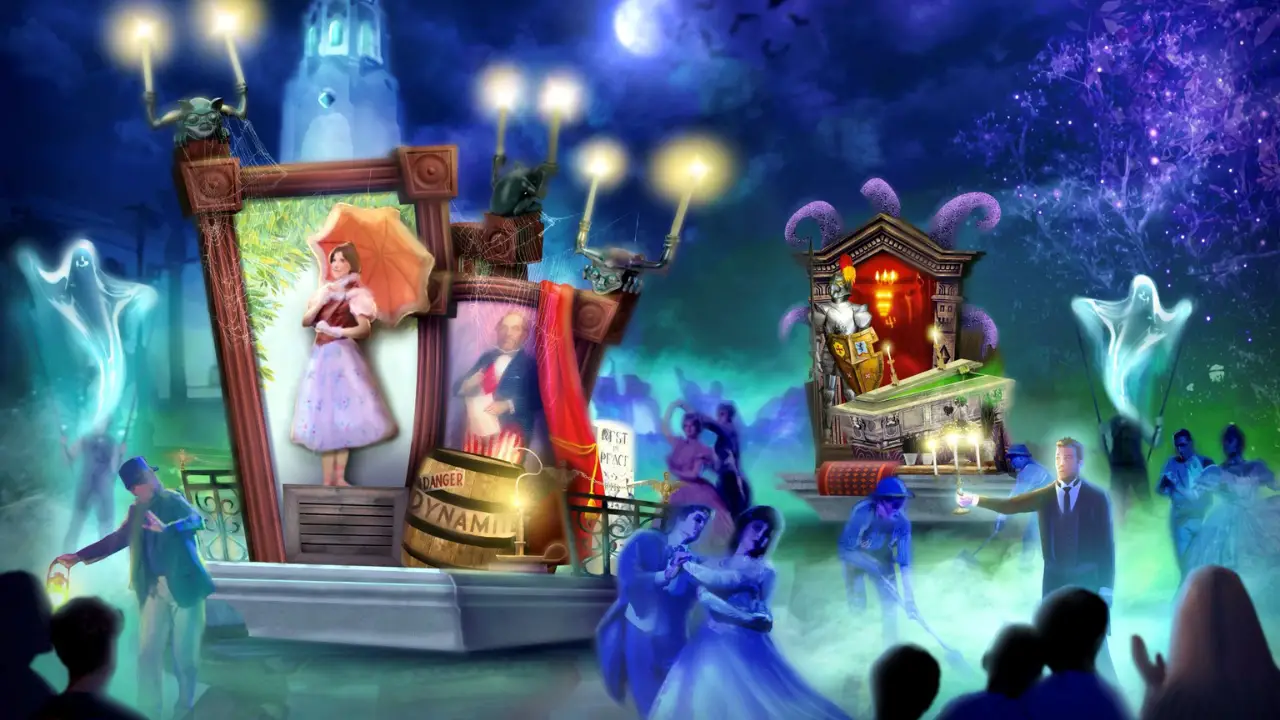 Madame Leota’s Swinging Wake – A Haunted Mansion Street Party Coming to Oogie Boogie Bash