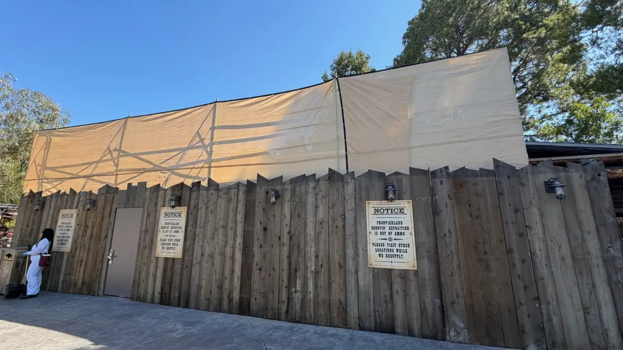 Frontierland Shootin’ Exposition Closes for Refurbishment