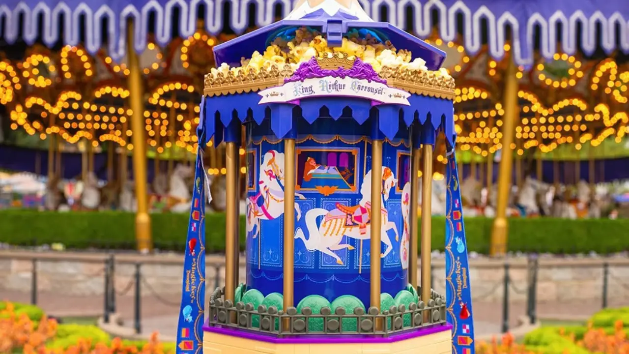 Popcorn Refills Available for Magic Key Holders with King Arthur Carrousel Popcorn Bucket